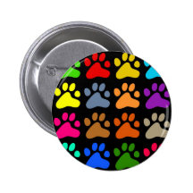 Colourful Paws Pins
