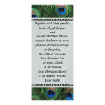 Colourful Peacock Feather Wedding Invitations