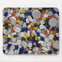 Colourful Pills Mousemats