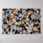 Colourful Pills Poster