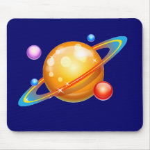 Colourful Planets Mousemat