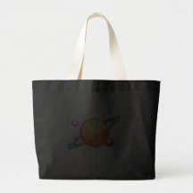 Colourful Planets Tote Bag