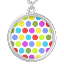 Colourful Polka Dots Necklace