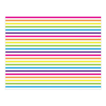Colourful Rainbow Stripes Pattern Gifts for Teens Post Cards