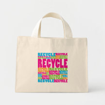 Colourful Recycle Canvas Bags