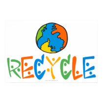 Colourful Recycling posters