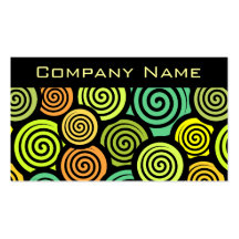 Colourful Retro Business Card