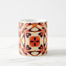 Colourful Retro Floral Seamless Pattern Mug