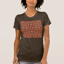 Colourful Retro Floral Seamless Shirts