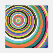 Colourful Rings Magnet