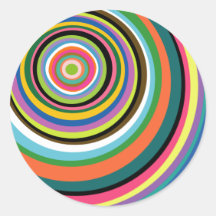 Colourful Rings Sticker