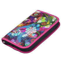 Colourful Romantic Vintage Floral Collage Pattern Organizer