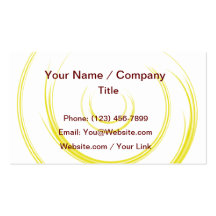 Colourful Rounded strips business card