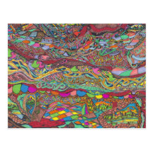 Colourful Scenery In Mazes Postcards