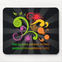 Colourful Shapes, Fruit of the Spirit Mousepads