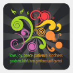 Colourful Shapes, Fruit of the Spirit Sticker