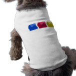 Colourful Shih Tzu Silhouettes Dog Clothes