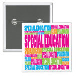 Colourful Special Education Pinback Buttons