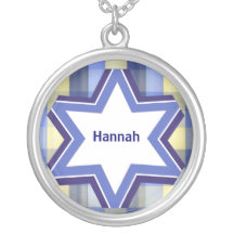 Colourful Star of David Necklace