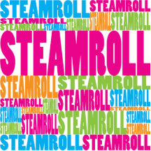 Colourful Steamroll Cut Out