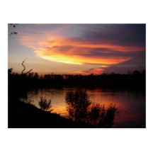 Colourful Sunset Postcard