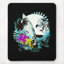 Colourful Surfer Logo Mousemat