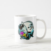 Colourful Surfer Logo Mugs