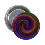 Colourful Swirl Pinback Button