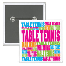 Colourful Table Tennis Button
