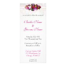 Colourful Tulips Wedding Invite