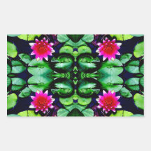 Colourful Waterlily Sticker
