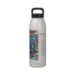 Colourful What Cancer Cannot Do Angel Water Bottle