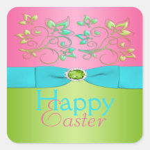 Colours of Spring Easter Sticker