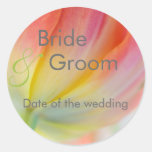 Colours of Spring Tulip • Save the Date Sticker
