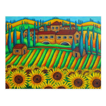 Colours of Tuscany Post Card