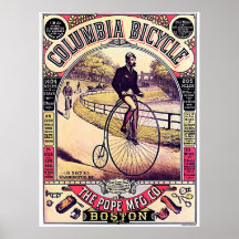 Columbia Bicycle Poster
