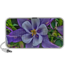 Columbine flower speaker