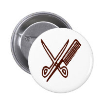 Comb & Scissors - Hairdresser Pins