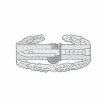 Combat Action Badge 1st Award embroidered shirts