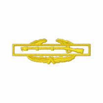 Combat Infantry Badge Outline embroidered shirts