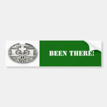 combat medic, BEEN THERE! Bumper Stickers