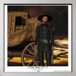 "Come and Get it" Western Artwork Gunslinger Art Posters