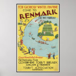 come to Renmark on the Murray Print