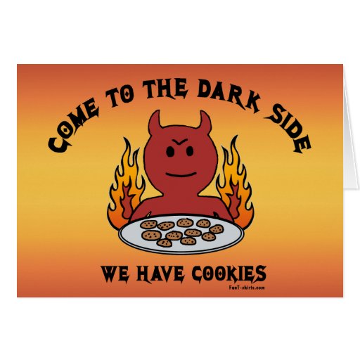Come to the Dark Side notecards