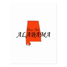 Come Visit Alabama Postcard