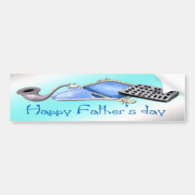 Comforts of Home - Happy Father's Day Bumper Stick Bumper Stickers