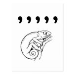 Comma Chameleon Postcards