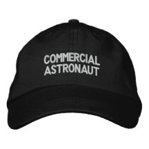 Commercial Astronaut Embroidered Hats