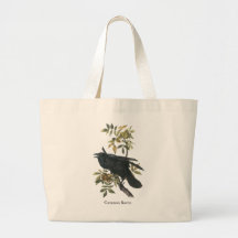 Common Raven, John audubon Canvas Bags