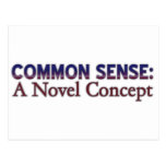 Common Sense: A Novel Concept Post Card